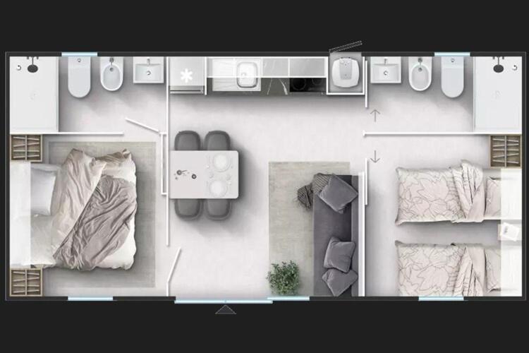 Premium Mobile Home In 诺瓦利娅 外观 照片